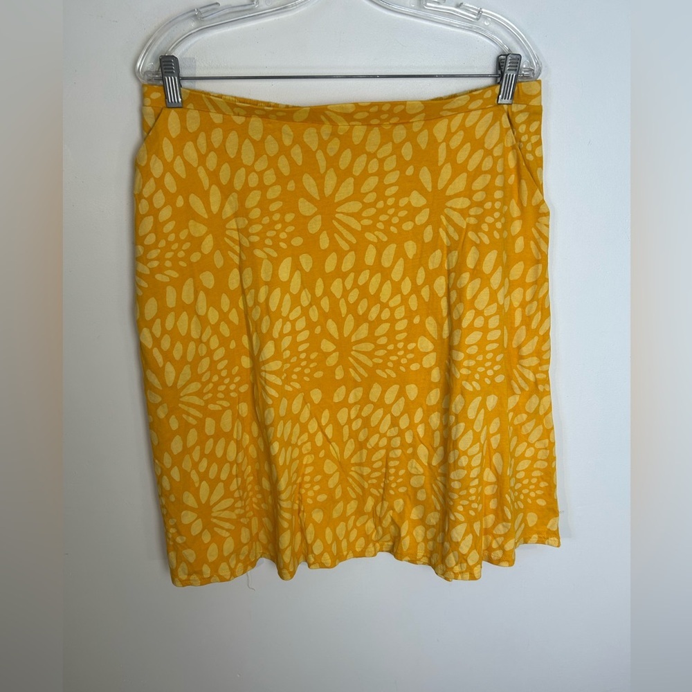 Global Mamas Mid length Skirt 100% Organic Cotton size XL Retro Handmade